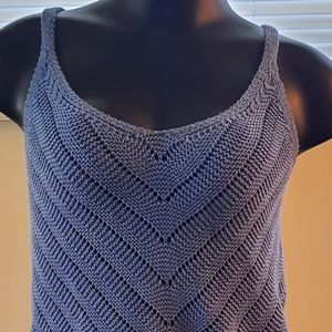 Crochet Soft Blue Top